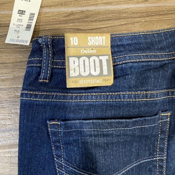 Lot of 2 NWT AEROPOSTALE CHELSEA BOOT CUT WOMENS JEANS Sz 10 Short - Picture 8 of 15